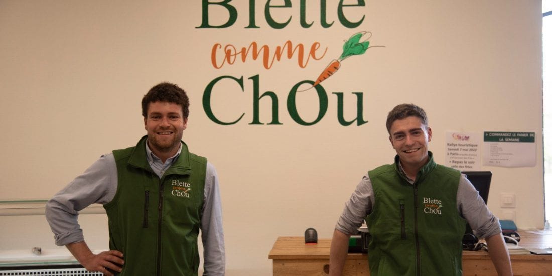 Martin et Pierre, propriétaires du magasin fermier Blette comme chou : « En plein mois de février, on ne propose ni tomates, ni de fraises ».
