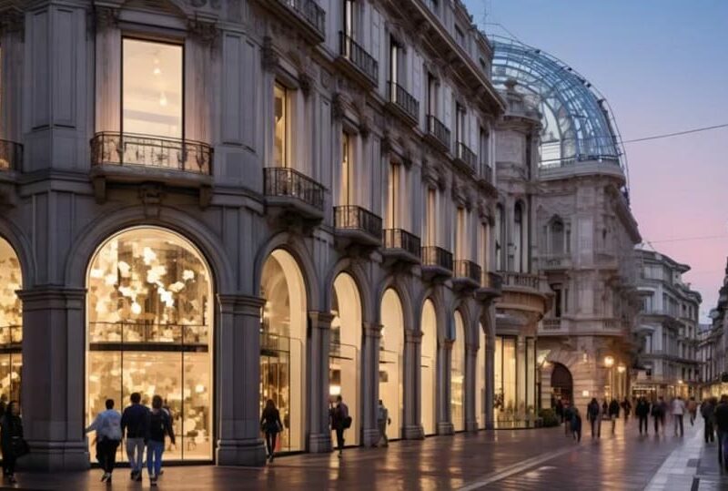strade del lusso retail europa fashion week