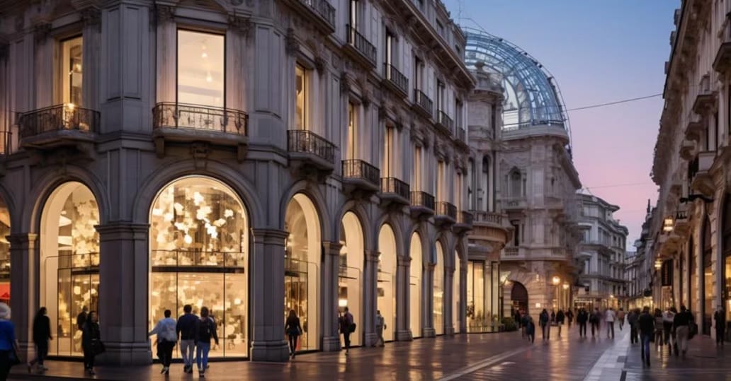 strade del lusso retail europa fashion week