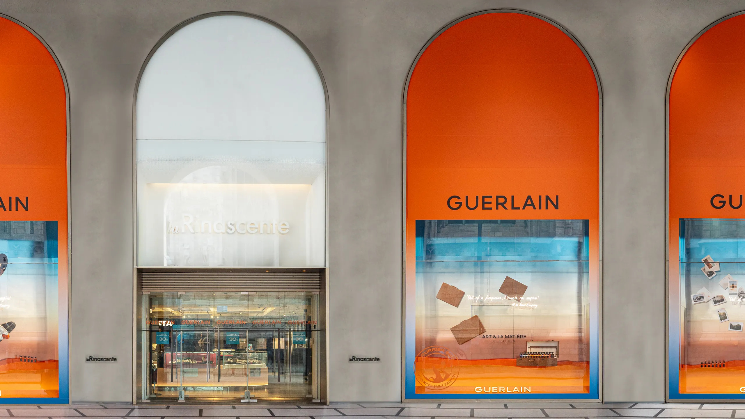 guerlain rinascente vetrine retail media take off milano