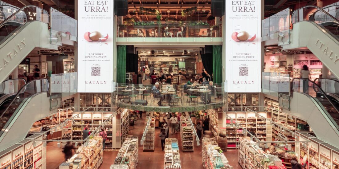 eataly smeraldo restyling insegna decennale