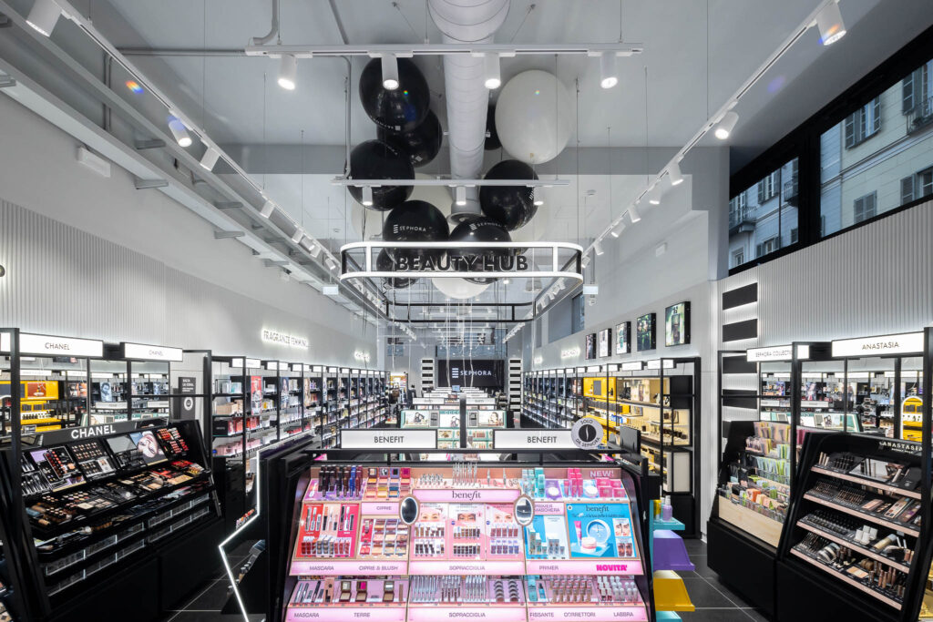 sephora remodeling torino format esperienze immersive