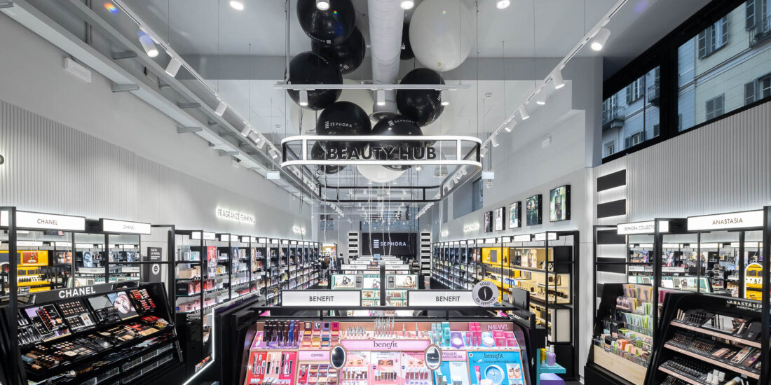 sephora remodeling torino format esperienze immersive